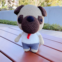 あみぐるみ　ハンドメイド　新郎♡新婦　ぶたさん②【オーダー完成商品】 出産祝い おもちゃ 編みぐるみ ぶた あみぐるみ 男の子 女の子