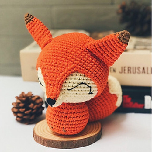 あみぐるみ きつね 編みぐるみ 出産祝い おもちゃ 男の子 女の子