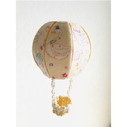 工作キット　夏休み自由研究　気球型モビール スワン キナリ 4枚目の画像