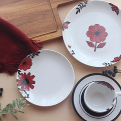 北欧テイスト】花柄プレート 16㎝プレート 中皿 Fragrant Bouquet 通販