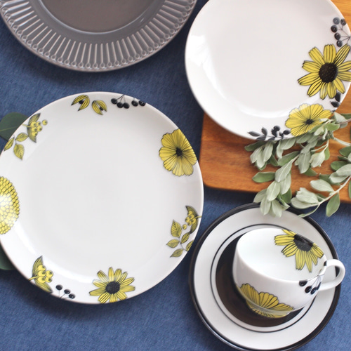 北欧テイスト】花柄プレート 16㎝プレート 中皿 Fragrant Bouquet 通販