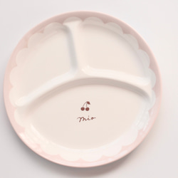 ギンガムチェック グレー】パン皿 ケーキ皿 16cmプレート 中皿