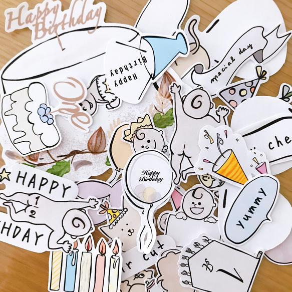 アルバムクラフト （ベビー） ハーフ・1stバースデー ハッピー  