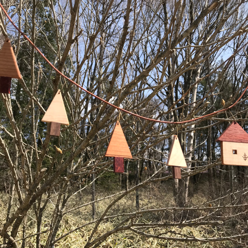 森の一軒家ガーランド ガーランド 木工房 カフージュ 通販 11094697