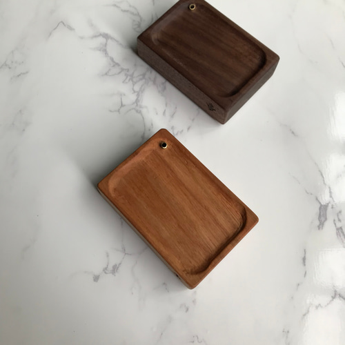 無垢の木のインセンスホルダー（お香立て） ディフューザー・アロマ