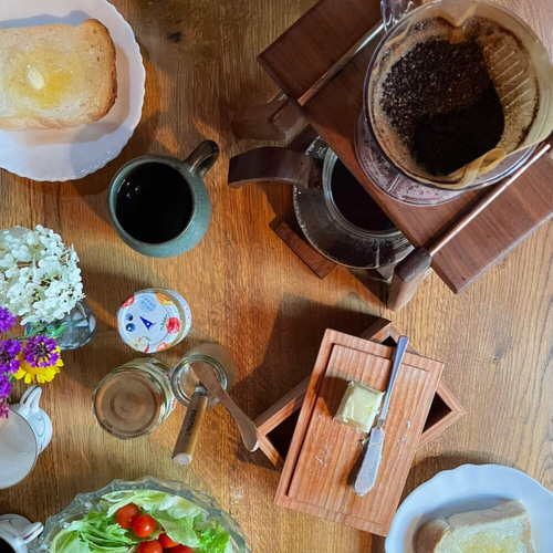 ウォールナットのコーヒードリップスタンド ドリップスタンド