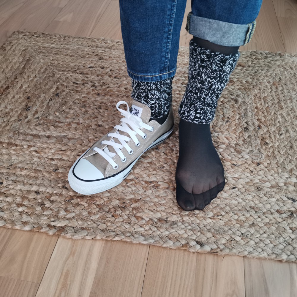 ﾛﾃﾞﾝｼｱ 細見え 2WAYリスト＆レッグウォーマー【ブラック】 極暖 防寒 冷え性に