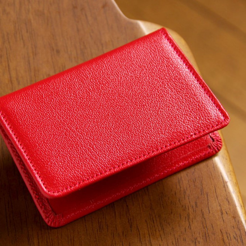 CHLOE》◇2つ折りパスケース（定期入れ・カードケース）◇レッド 