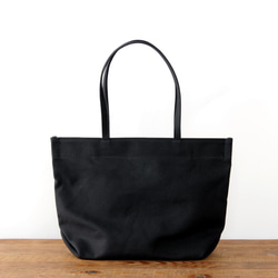 《Canvas》Simple tote Bag ブラック 1枚目の画像