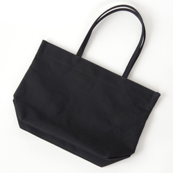 《Canvas》Simple tote Bag ブラック 8枚目の画像