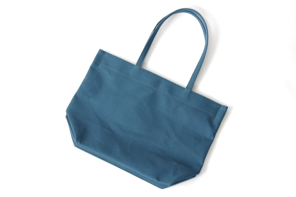 《Canvas》Simple tote Bag ミネラルブルー 9枚目の画像