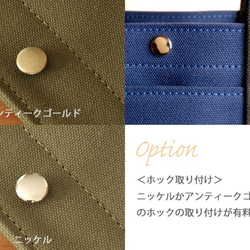 《Canvas》Simple tote Bag グレー 6枚目の画像