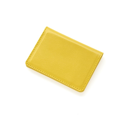 Chloé 二つ折り財布 イエロー レザー 認証カード付き