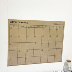 シールタイプのホワイトボード　カレンダー A2 5枚目の画像