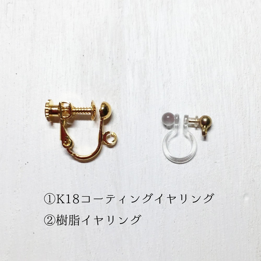 14kgf　ムーンストーン×ラピスラズリ　ピアス　イヤリング