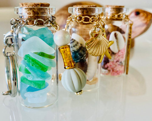 シーガラス貝殻⭐︎奄美大島を詰め込んだギフト3点セット