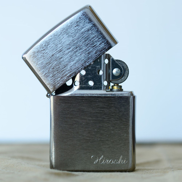 送料無料 】 名入れ シンプル デザイン 刻印 zippo ライター KB-67