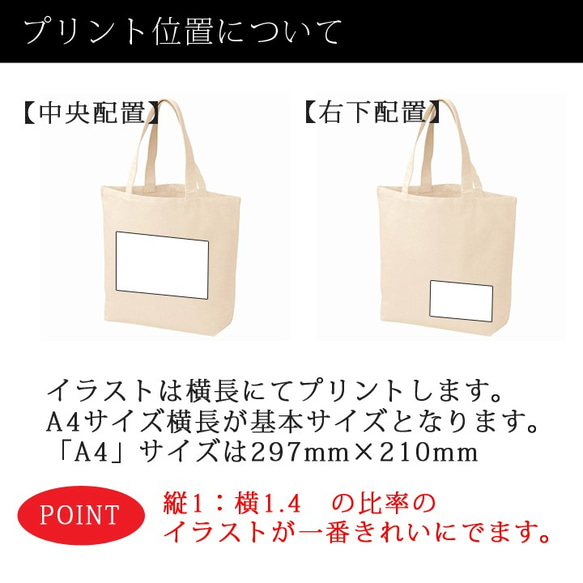 【 送料無料 名入れ 】描いたイラストがそのままトートに（M） コットン 生成り トートバッグ  RC002 7枚目の画像