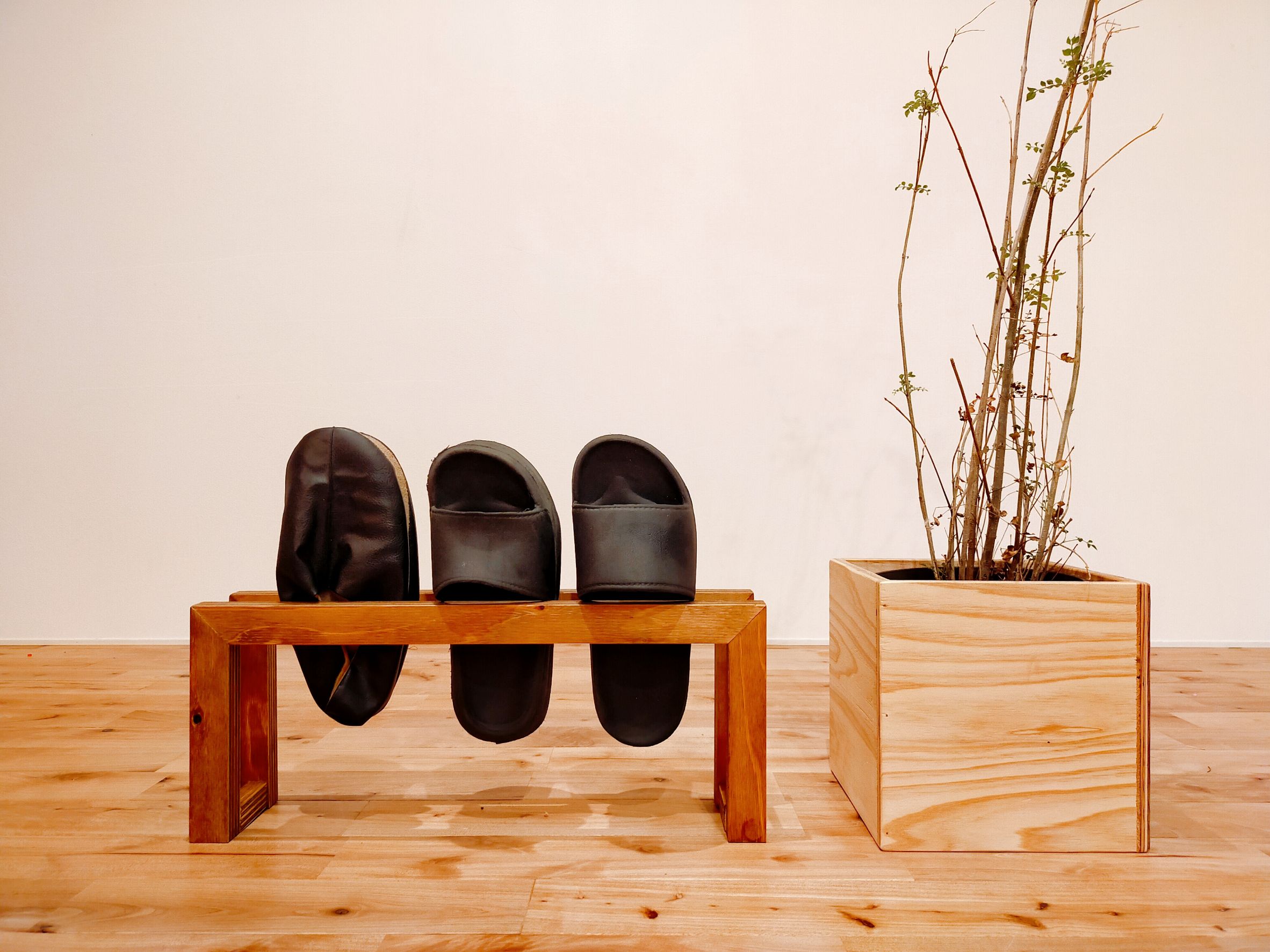 アイアン ハンドメイド シューズ&スリッパラック