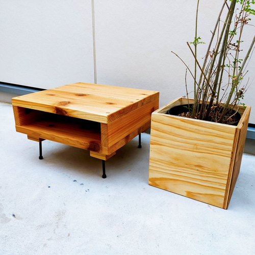 足場板 古材 ローテーブル コーヒーテーブル ハンドメイド 【公式通販】