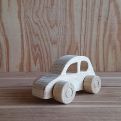 手作り　木のおもちゃ『ミニカー3点セット』 2枚目の画像