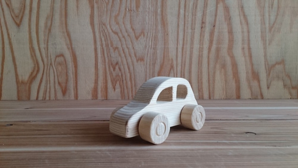 手作り　木のおもちゃ『ミニカー3点セット』 2枚目の画像