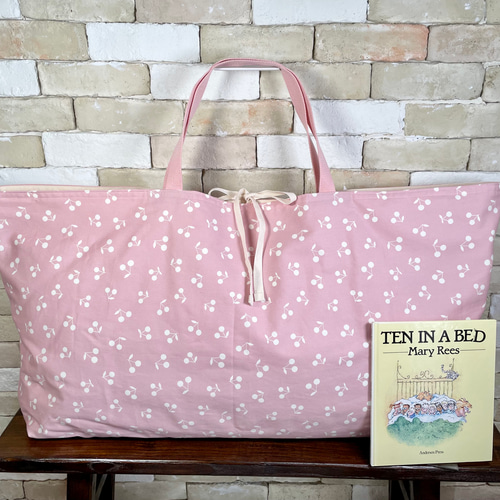 90×52（20）cm 【超！特大】 お昼寝布団バッグ 丈夫な裏地付き お布団  