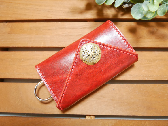 本革キーケース 革の宝石：ルガトショルダー キーケース george