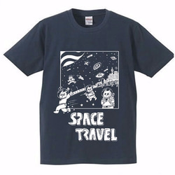 nekoichizoku太空旅行短衫黑（L） 第1張的照片