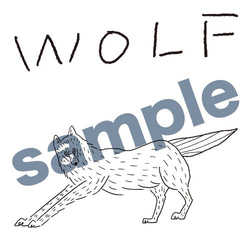 2wayトートバッグ　WOLF 2枚目の画像