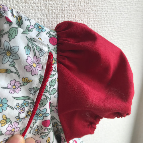 いちご柄ワンピース 子供服 ベビー服 sora.t 通販 11292566