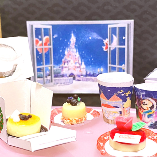 ミニチュア ドールハウス壁紙シール オーダー その他置物 小さな