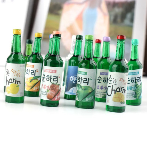 ミニチュア 韓国焼酎 ランダム3本セット DIYパーツ 小さなお店B ミニチュア 韓国焼酎 ランダム3本セット DIYパーツ 小さなお店B