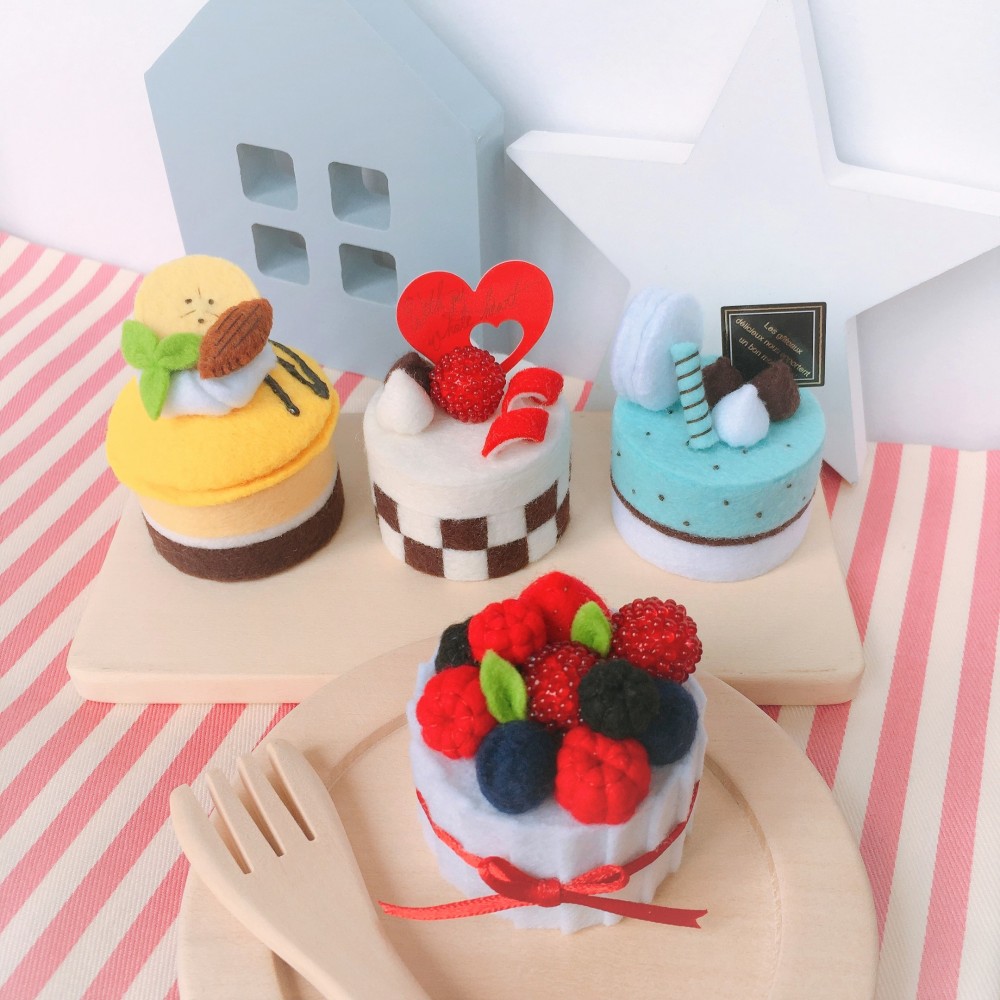 フェルトケーキ　オーダー専用ページ 丸ケーキ オーダー おもちゃ・人形 colorful-step sai 通販