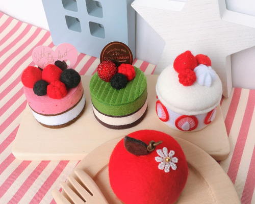 のんページ＊フェルトケーキ のんページ＊フェルトケーキ