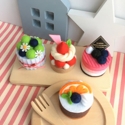 のんページ＊フェルトケーキ フェルトケーキセット☆いろんなケーキ詰め合わせセット