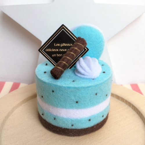 おままごと＊ 4種のフェルトケーキセット【01】 おもちゃ・人形