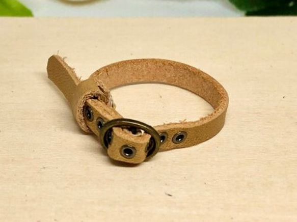 革細工　ミニチュアベルト　miniature belt. 1枚目の画像