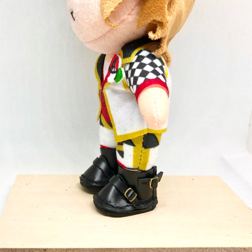 革細工 丸エンジニアブーツ ぬい用 一足 miniature boots