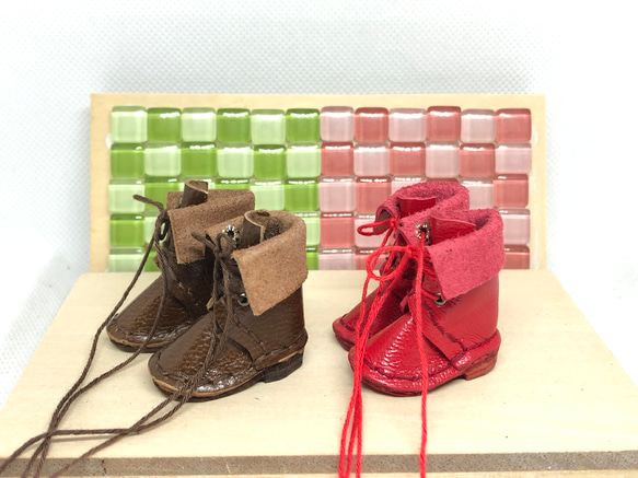 ミニチュアの靴をお作りします！ レザークラフト】ミニチュアブーツの作り方【leathercraft