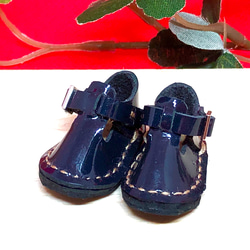 革細工　ミニチュアエナメルシューズ　miniature shoes. 1枚目の画像