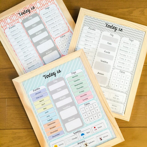 SALE☆新品☆ 英語マグネットカレンダー ② ☆デザイン選べる☆ 英語 マグネット カレンダー 雑貨・その他 HaruKa