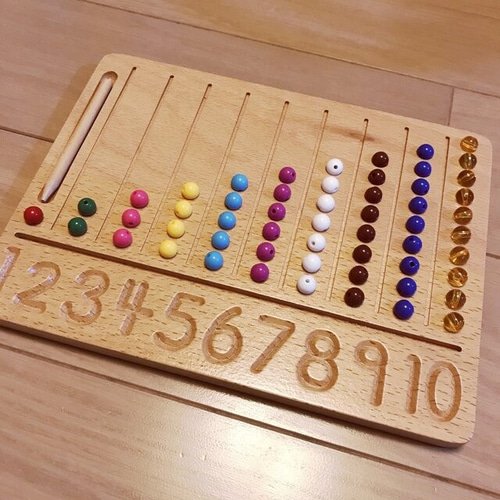 モンテッソーリ色ビーズ20まで