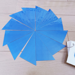 ☆モンテッソーリ☆ 12枚の青い三角形 2枚目の画像