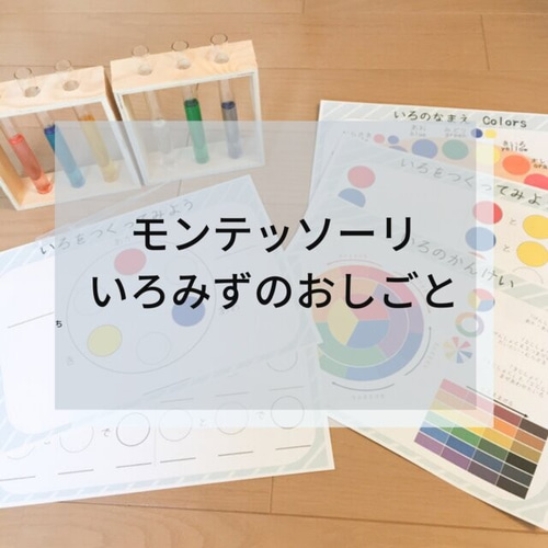 ☆モンテッソーリ☆ 色水のお仕事 雑貨・その他 Mana⭐︎Mama 通販 