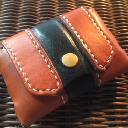 牛本革ハードコインケース財布 coin purse 512C 1枚目の画像