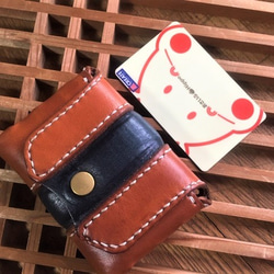 牛本革ハードコインケース財布 coin purse 512C 8枚目の画像