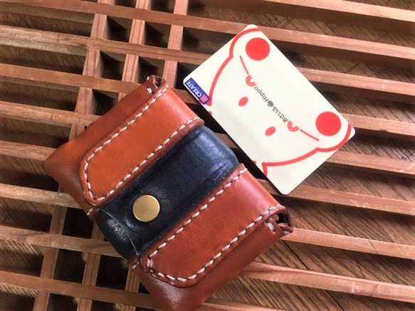 牛本革ハードコインケース財布 coin purse 512C 8枚目の画像