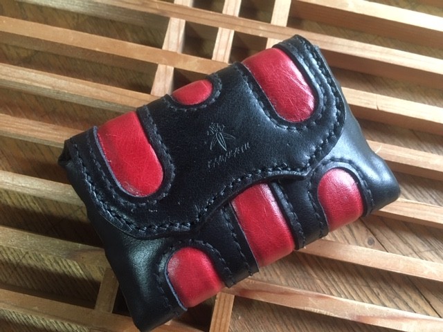 牛本革ハードコインケース財布 coin purse　Htype-515C