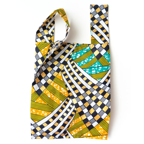 African Wax Print Fabric Pocketbag Bag開普敦1978年（M尺寸） 第1張的照片